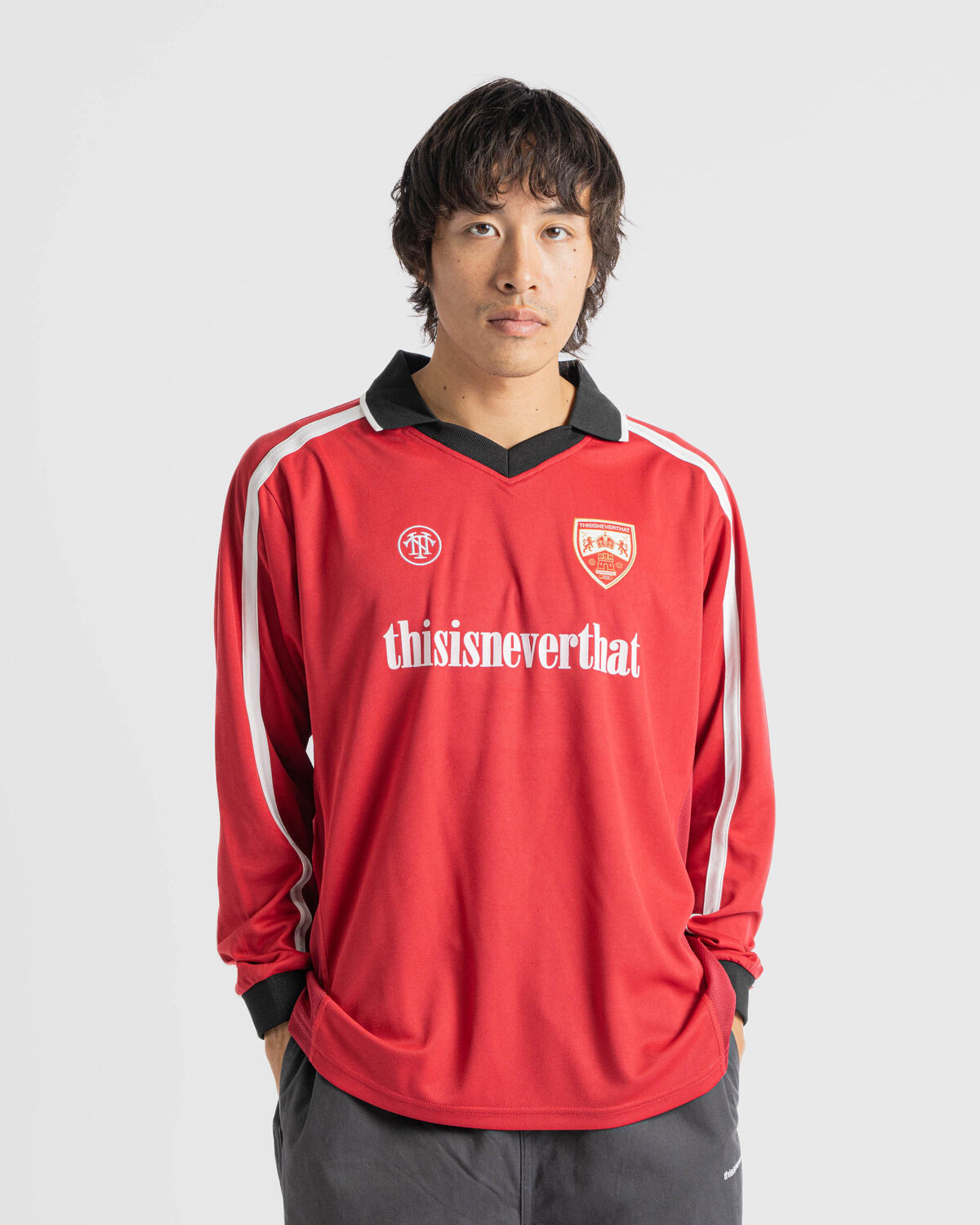 thisisneverthat Soccer Jersey | TN243TTSLT01-RED | AFEW STORE